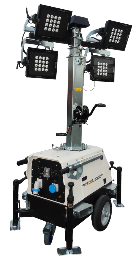 TORRE DE ILUMINACION MOVIL4 FOCOS LED