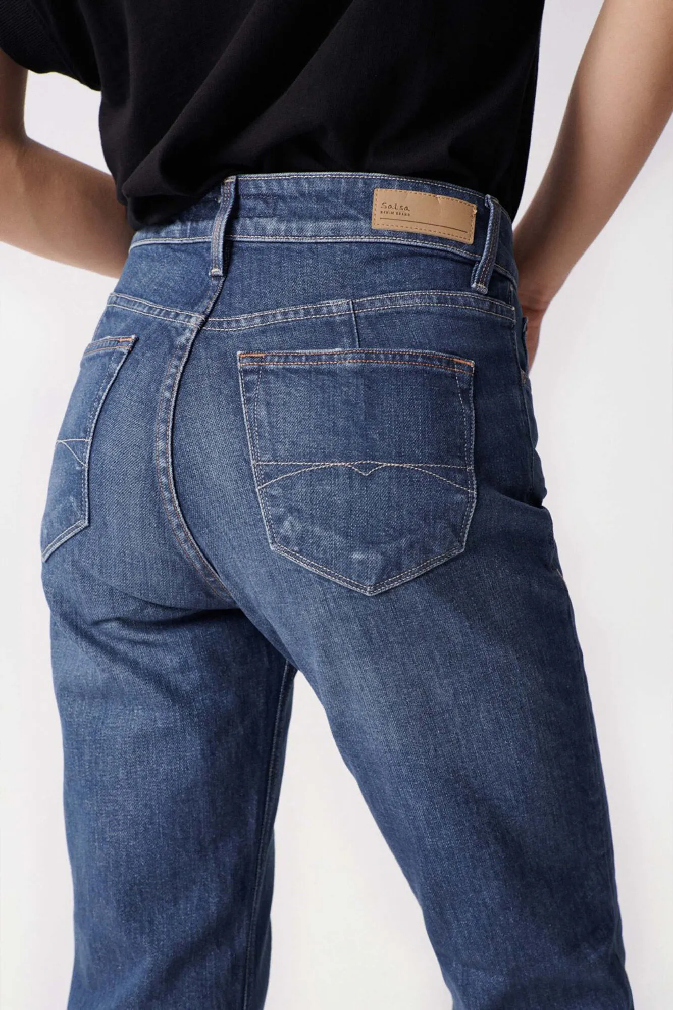 True cropped slim fit jeans