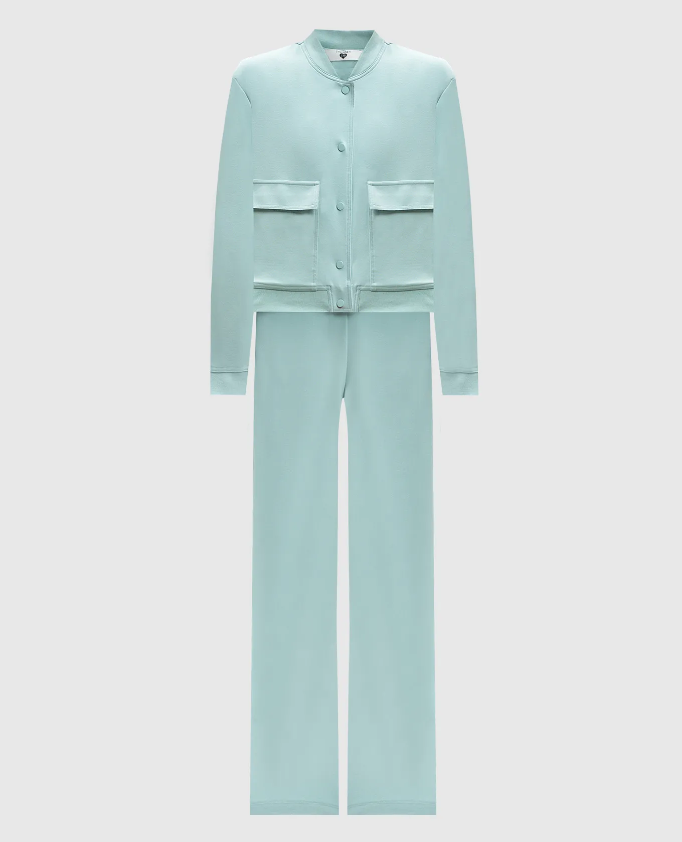 Twinset Blue tracksuit with metallic logo