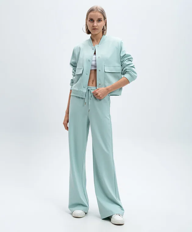 Twinset Blue tracksuit with metallic logo