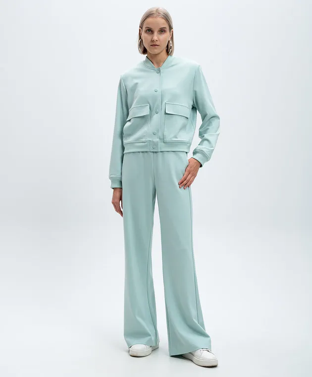 Twinset Blue tracksuit with metallic logo