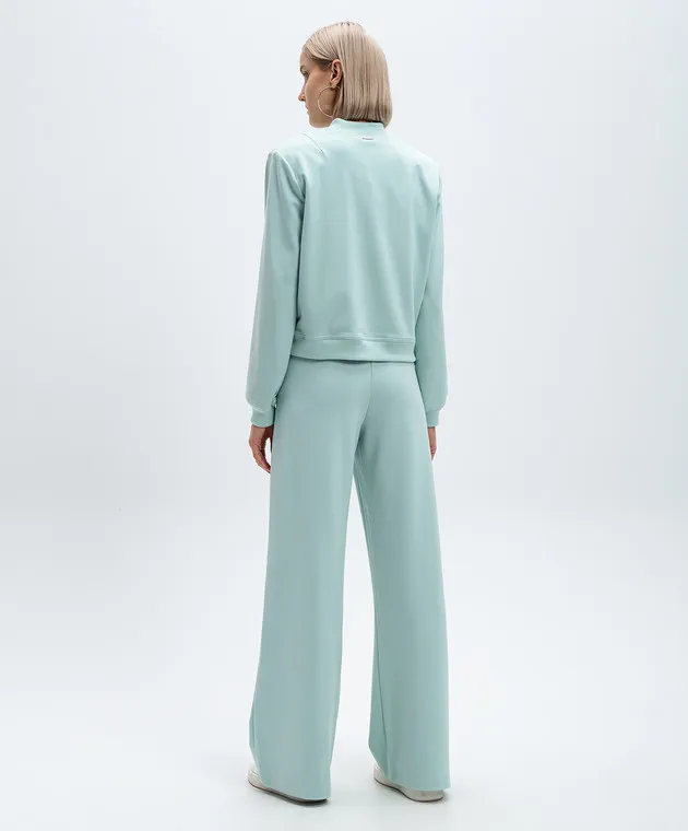 Twinset Blue tracksuit with metallic logo