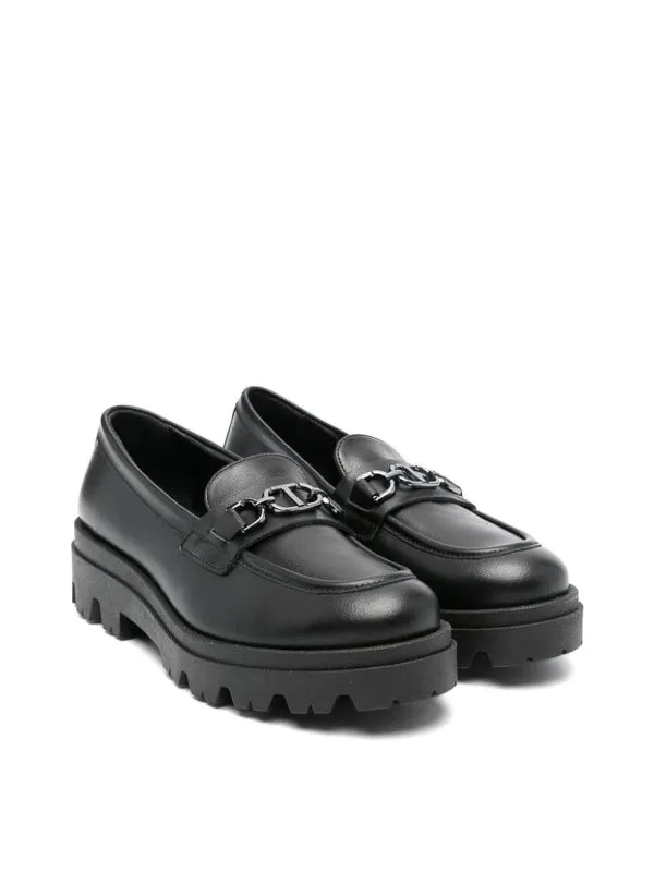 TWINSET MOCASINES  NEGRO