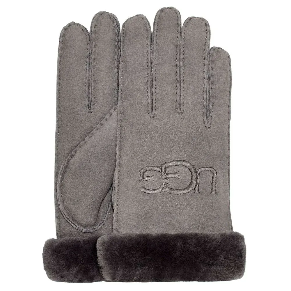 UGG  WOMENS SHEEPSKIN EMBROIDERED GLOVE 20931 MTL