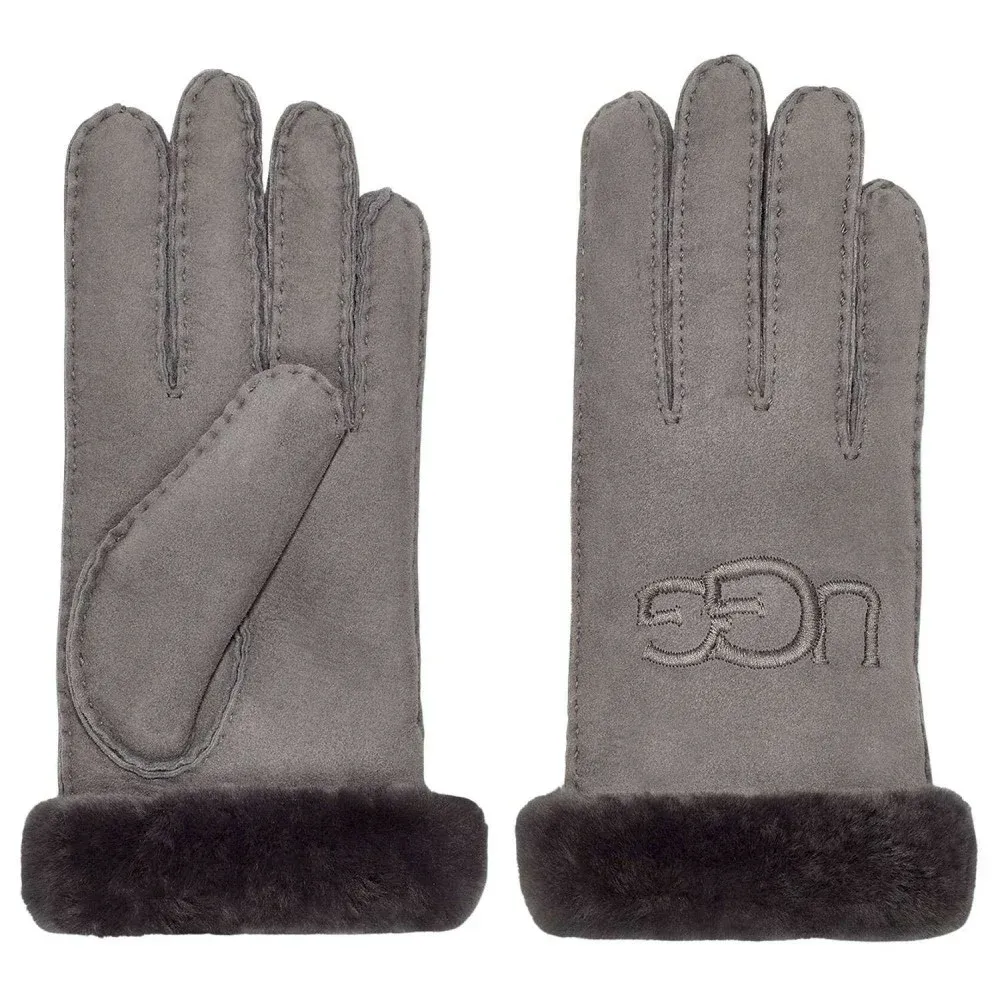 UGG  WOMENS SHEEPSKIN EMBROIDERED GLOVE 20931 MTL