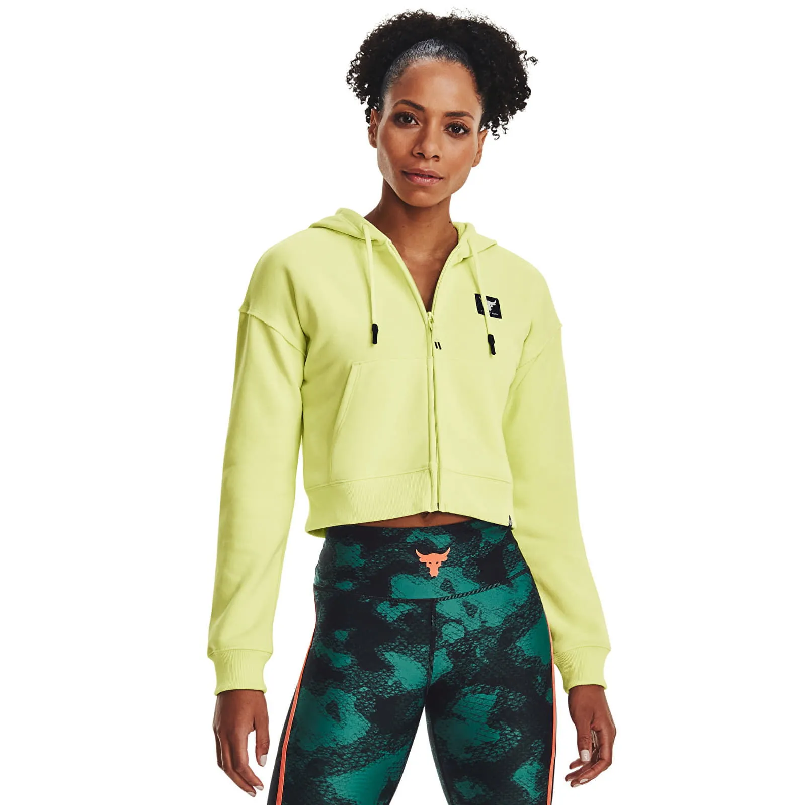 Under Armour Project Rck Hw Terry Fz Green