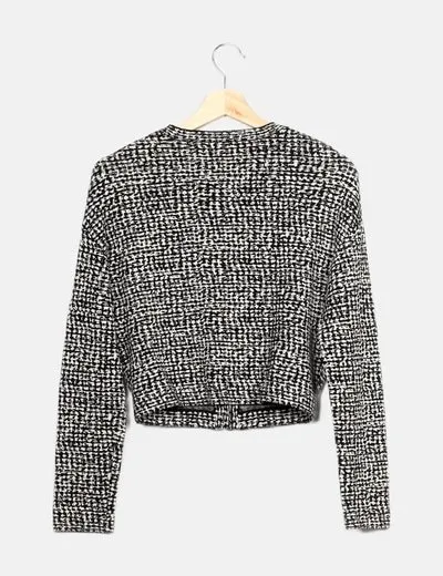 Uterqüe Chaqueta abotonada estampada