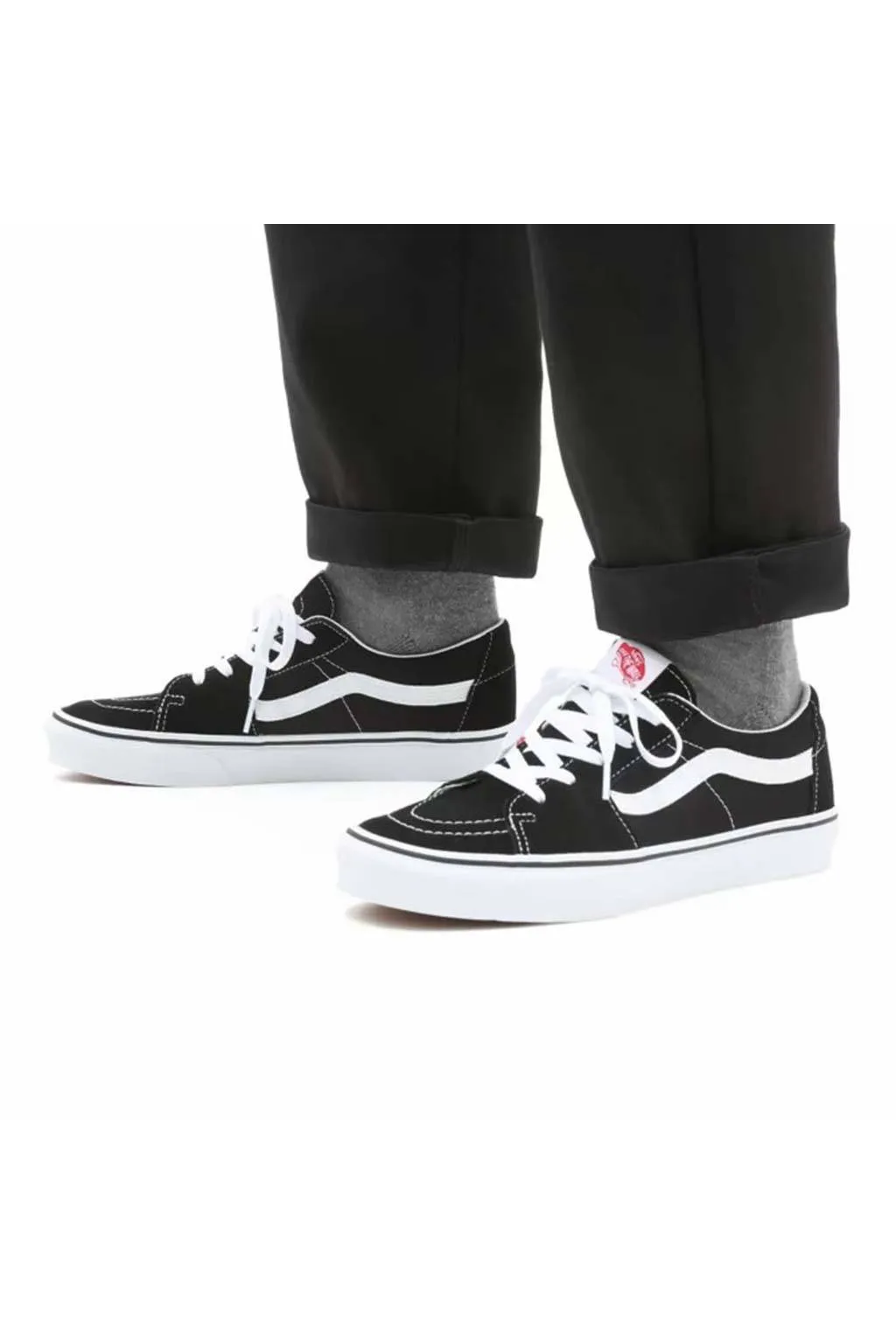 Vans sk8 low black true white va4uuk 6bt