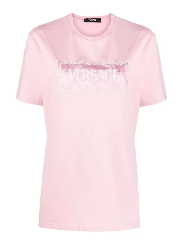 VERSACE CAMISETA  ROSADO CLARO