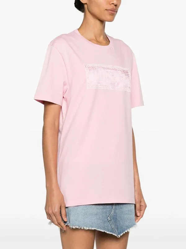 VERSACE CAMISETA  ROSADO CLARO