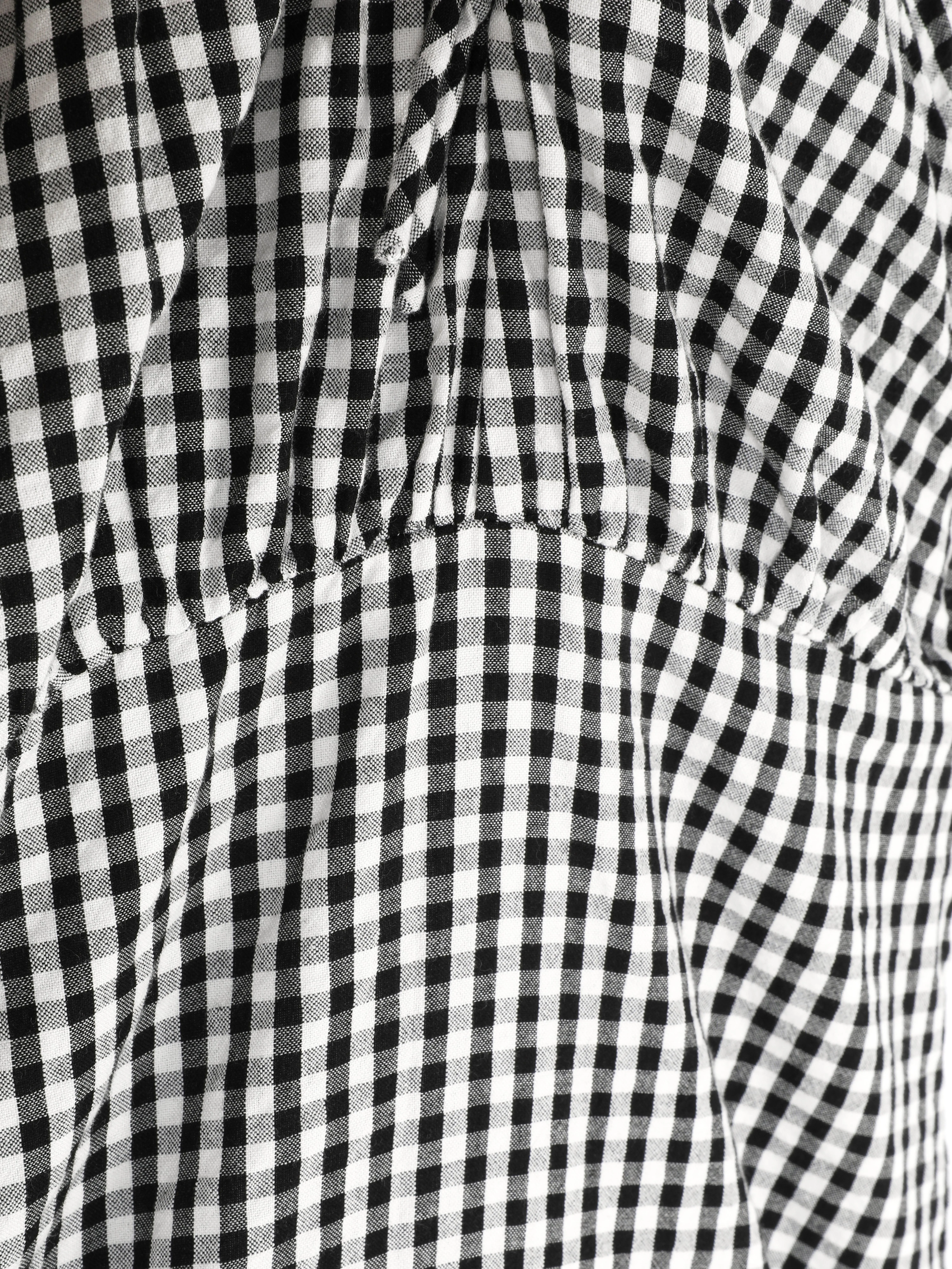 Vestido a capas con cuadros vichy