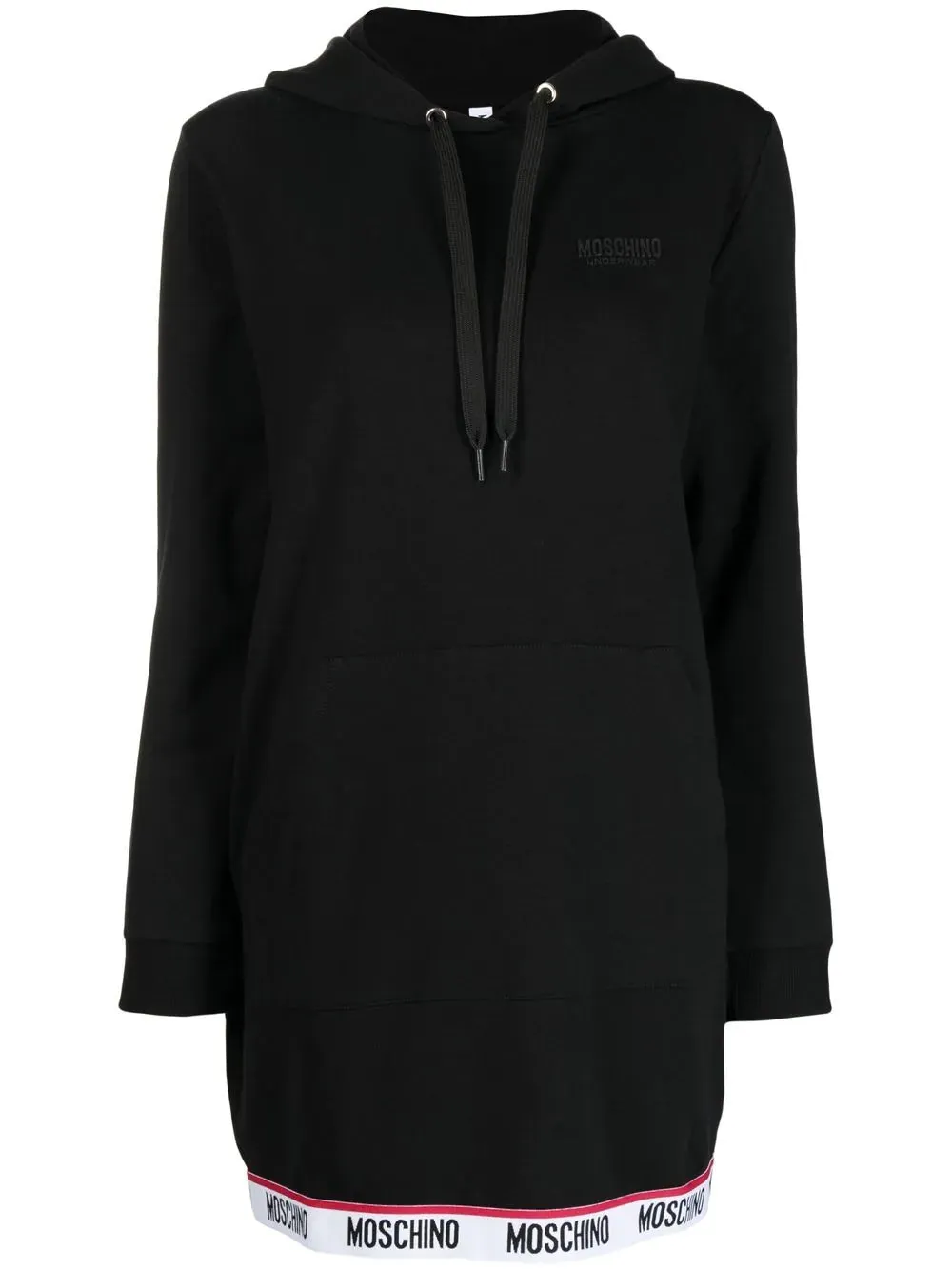 VESTIDO SUDADERA BANDA LOGOTIPO