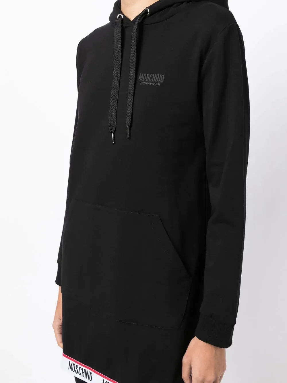 VESTIDO SUDADERA BANDA LOGOTIPO
