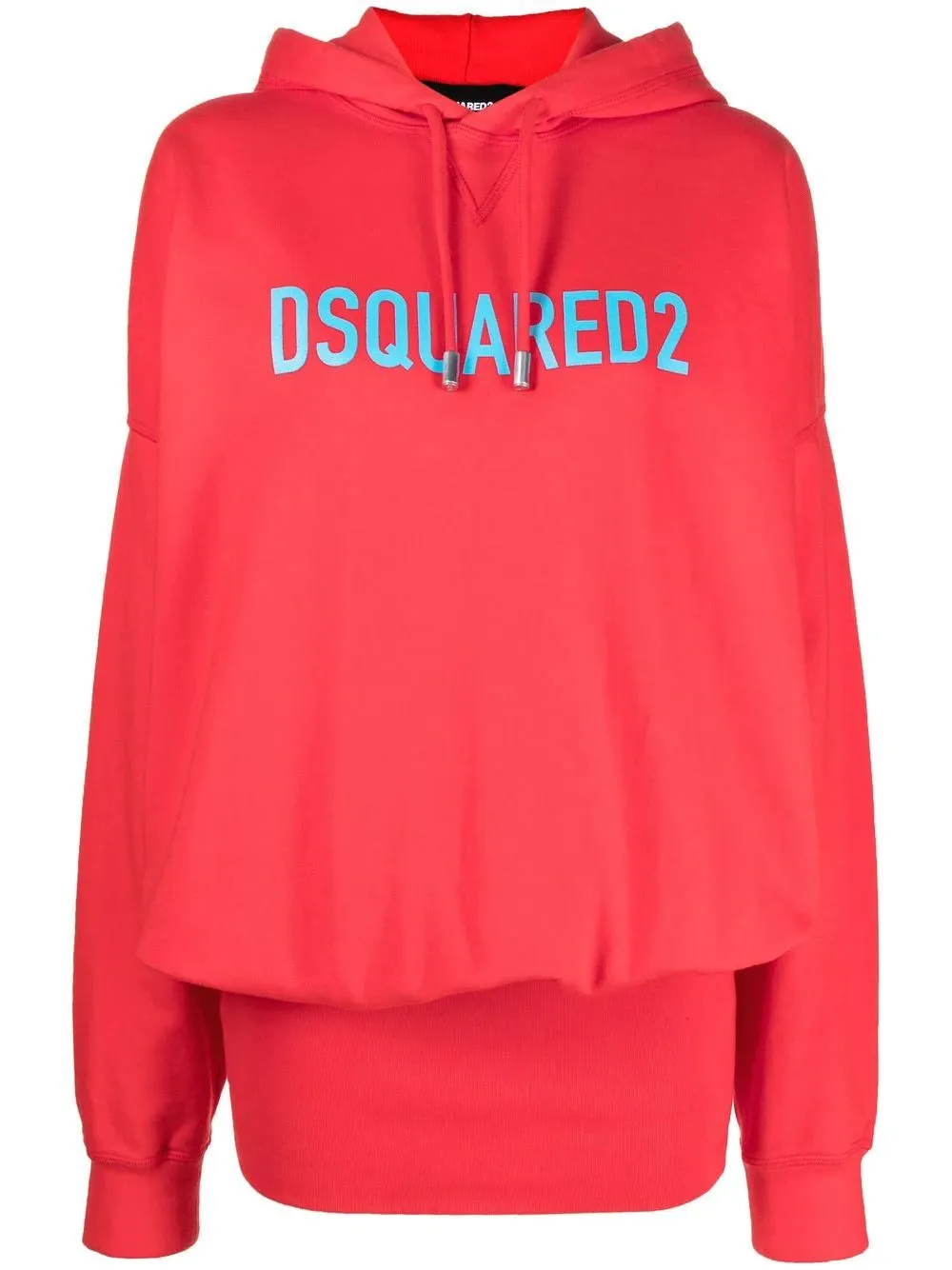 VESTIDO SUDADERA CAPUCHA ROJO