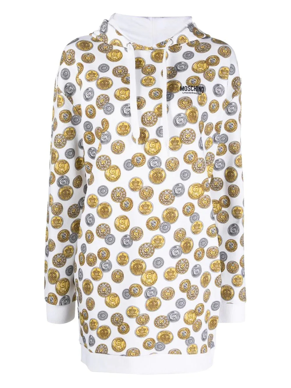 VESTIDO SUDADERA ESTAMPADO MONEDAS
