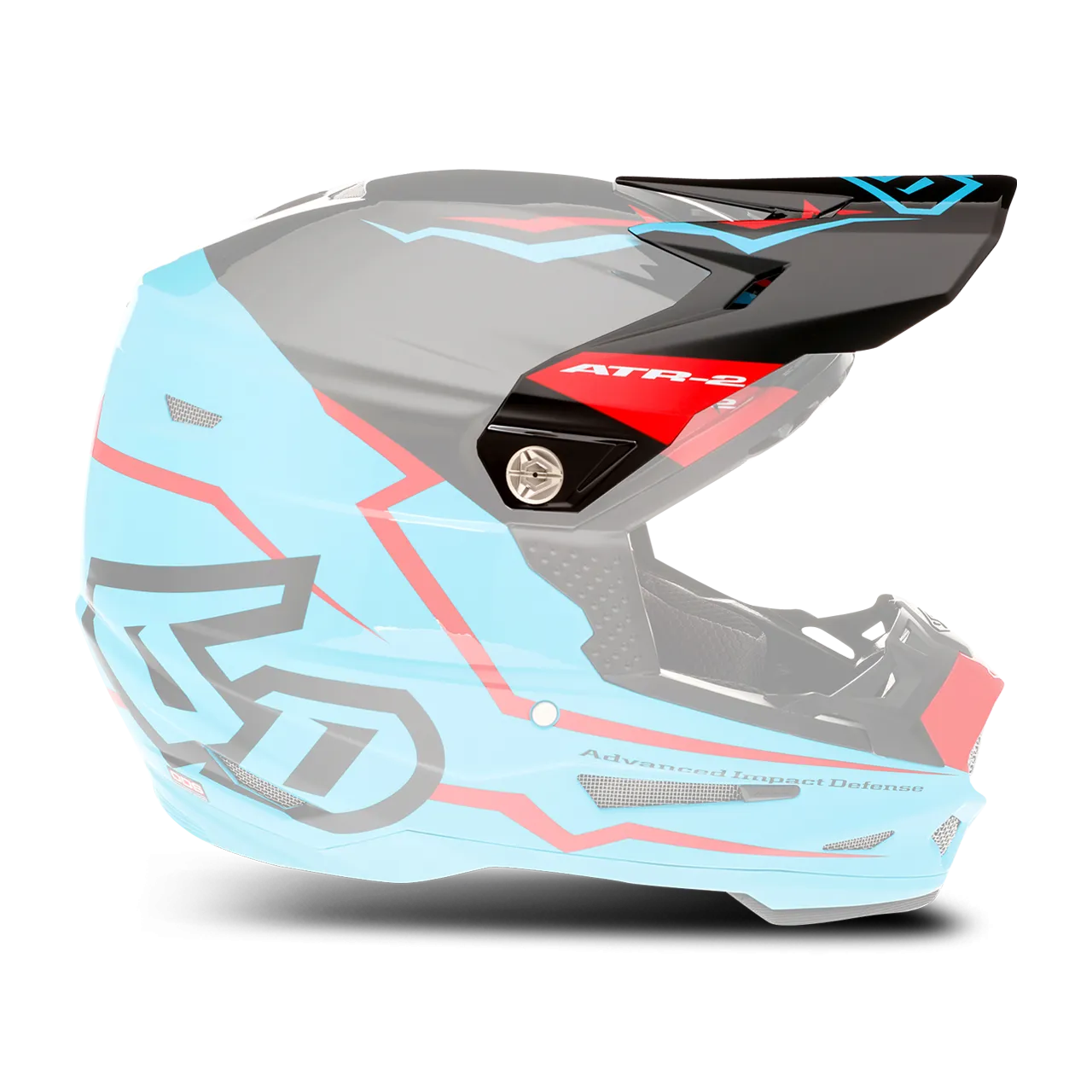 VISERA DE CASCO 6D ATR2 CIAN