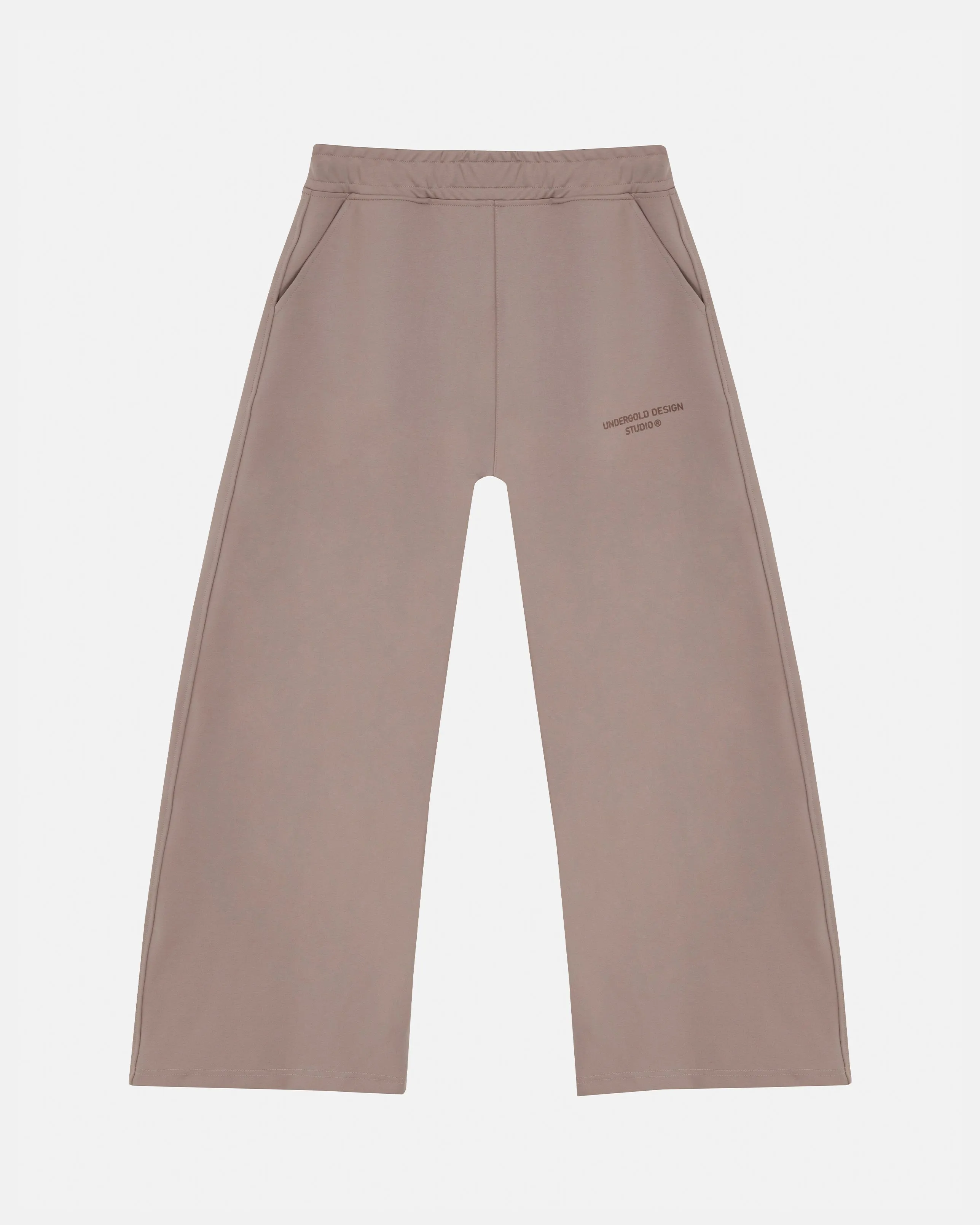 W Basics Wide Straightpants Sand