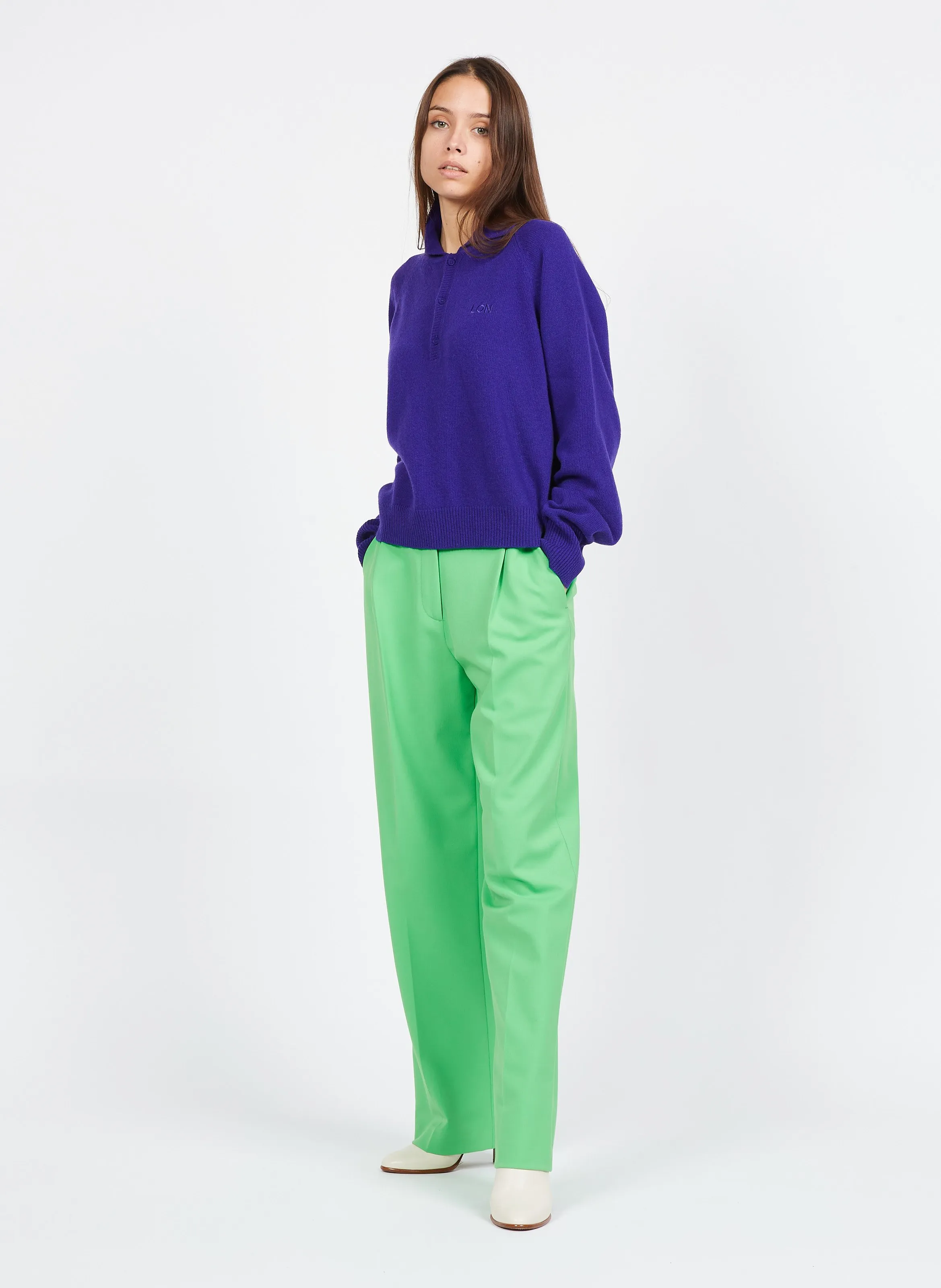 WILLIAMS  JERSEY DE LANA EN VIOLETA