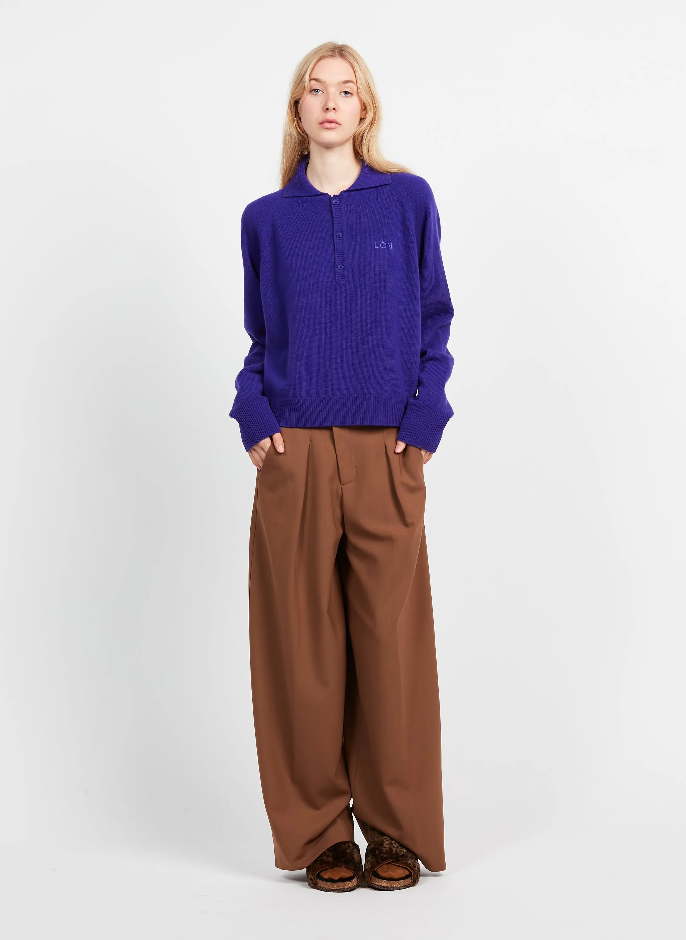 WILLIAMS  JERSEY DE LANA EN VIOLETA