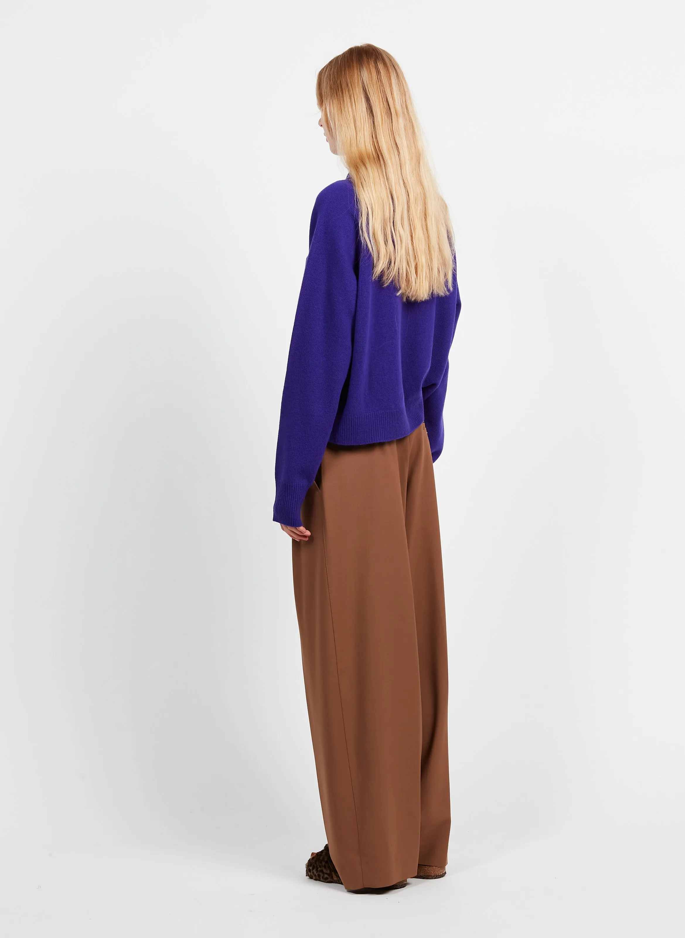 WILLIAMS  JERSEY DE LANA EN VIOLETA