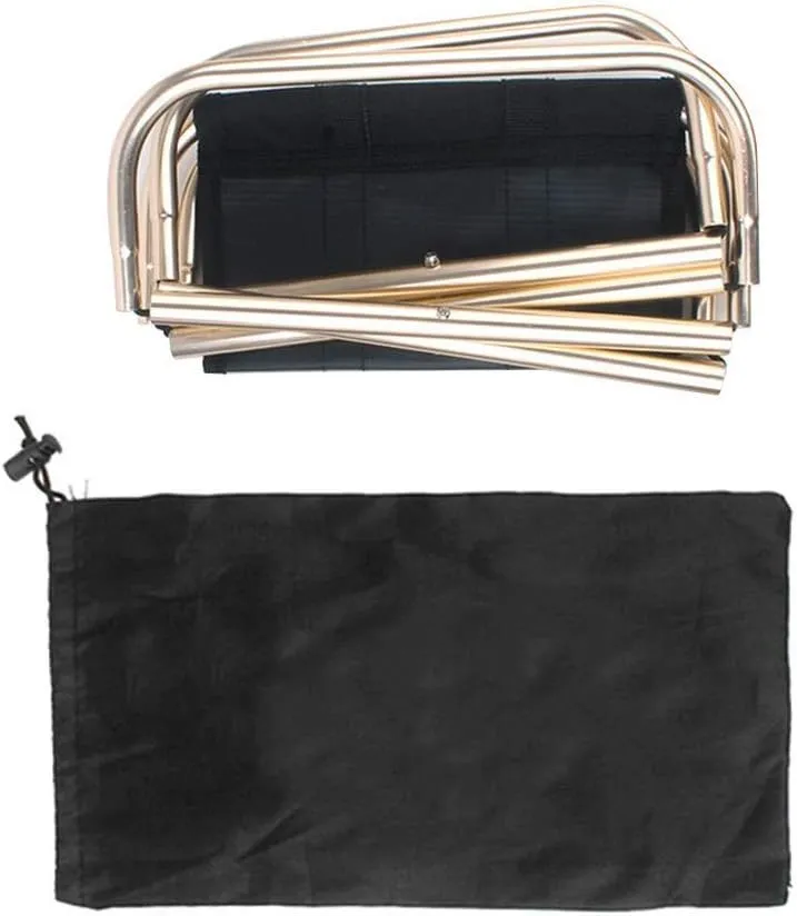 Xrten Viajes Taburete Plegable Portátil de Aluminio Ligero Pequeña para Camping  Pesca  Senderismo  Caza ect