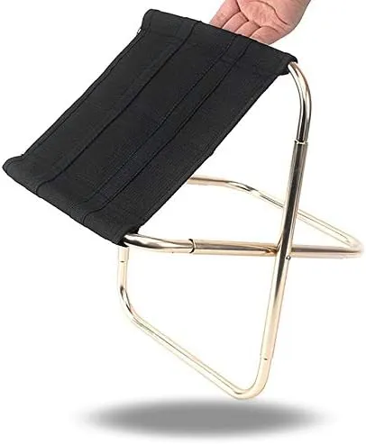 Xrten Viajes Taburete Plegable Portátil de Aluminio Ligero Pequeña para Camping  Pesca  Senderismo  Caza ect