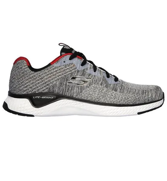 zapatilla skechers gris hombre