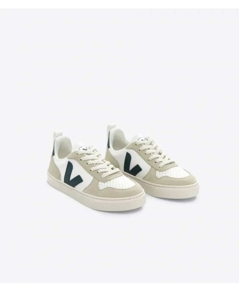 ZAPATILLA VEJA V10 LACES CHROMEFREE LEATHER WHITE BRITTANY ALMOND