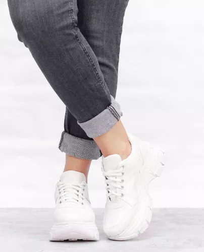 Zapatillas De Mujer Urbanas Altas Plataformas Pia