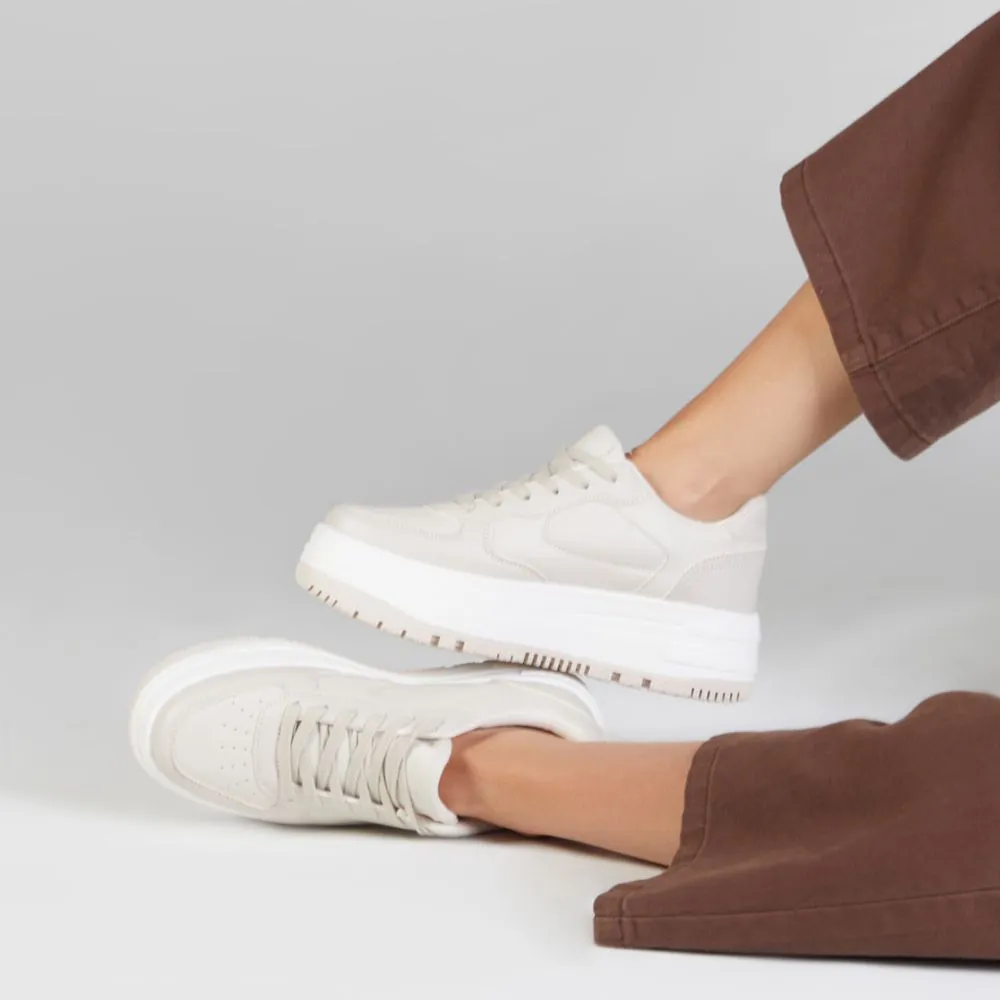 Zapatillas Urbanas Hypnotic Para Mujer Baskplat Beige