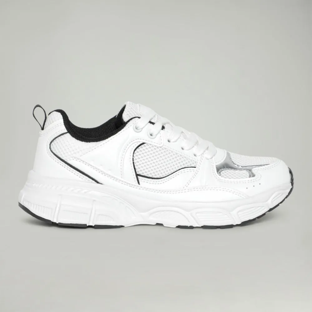 Zapatillas Urbanas Hypnotic Para Mujer Cromo Blanco