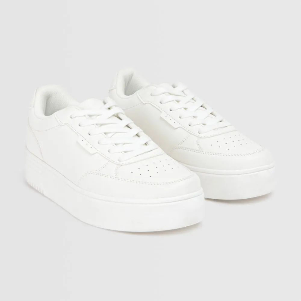 Zapatillas Urbanas Hypnotic Para Mujer Plainplat Blanco