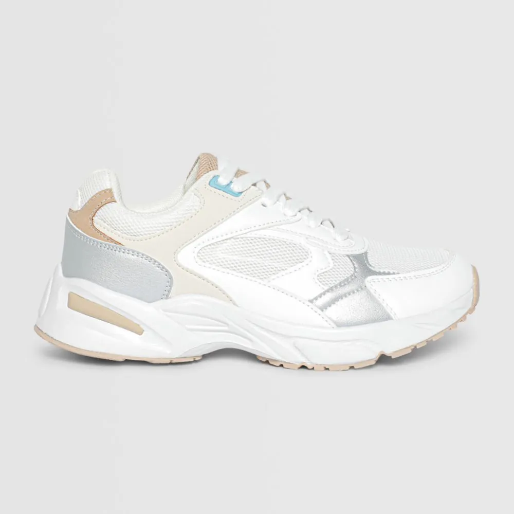 Zapatillas Urbanas Malabar Para Mujer Bowly Blanco