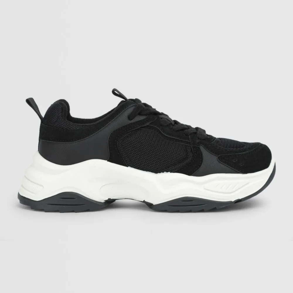 Zapatillas Urbanas Malabar Para Mujer Camel Negro