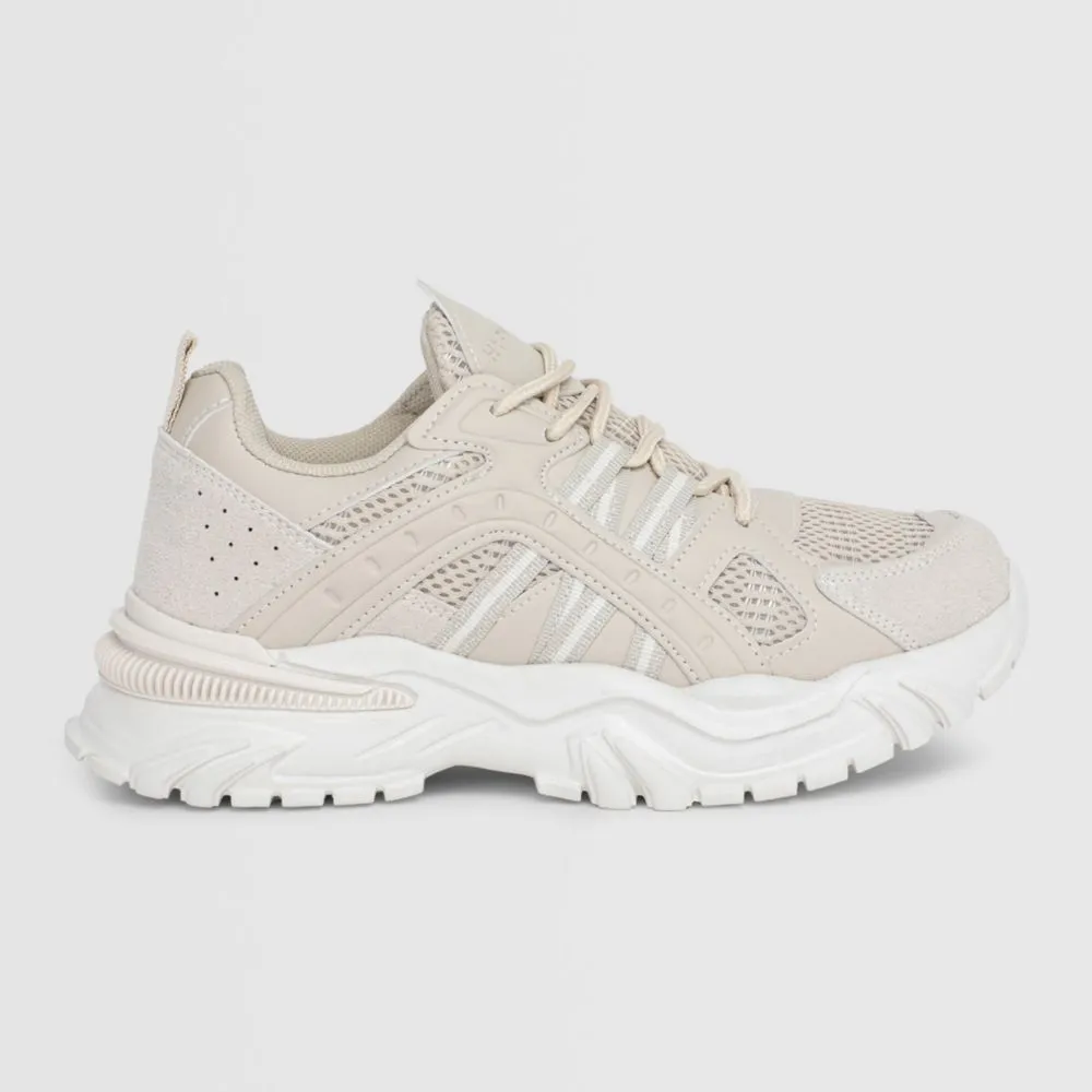 Zapatillas Urbanas Para Mujer Hypnotic Goma Beige