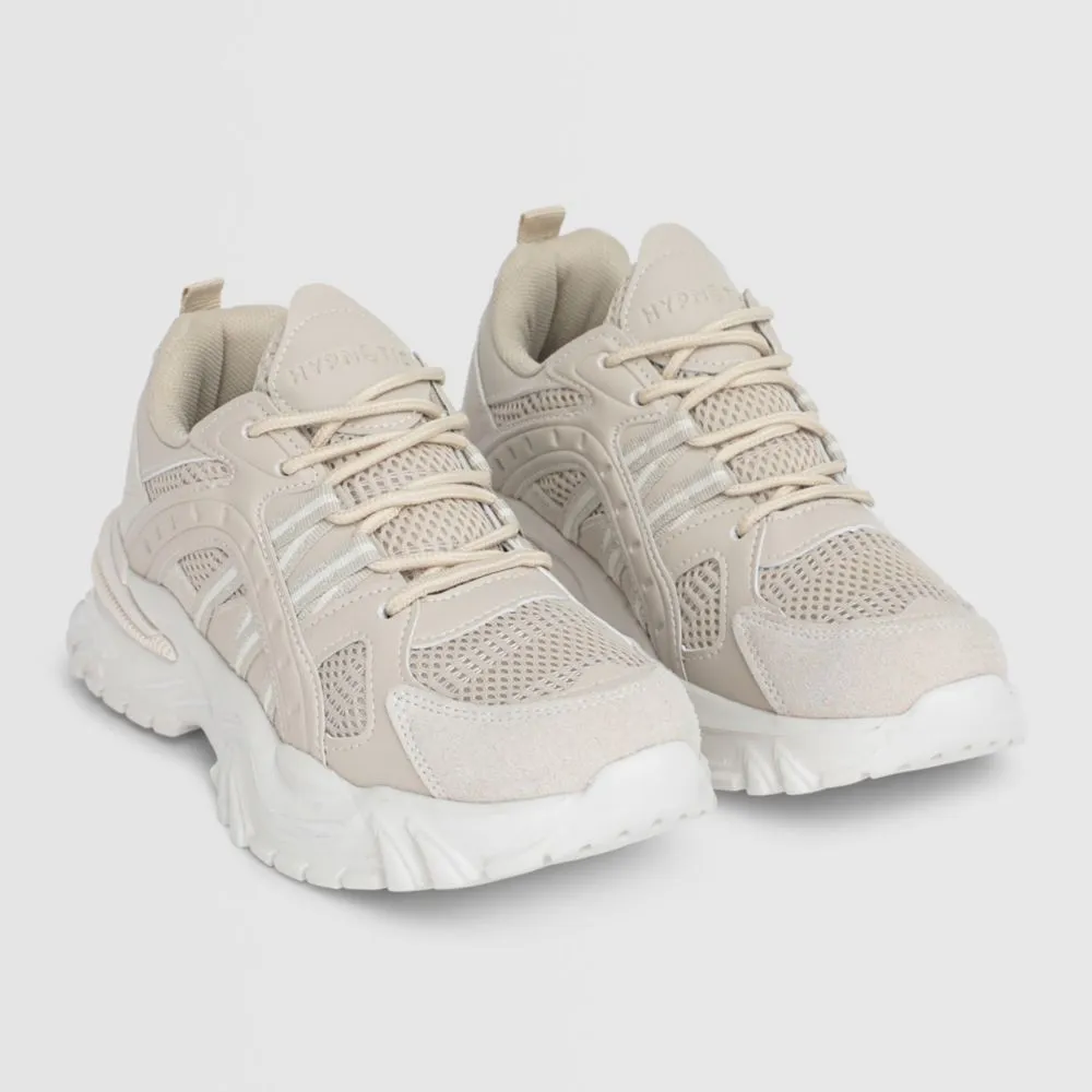 Zapatillas Urbanas Para Mujer Hypnotic Goma Beige