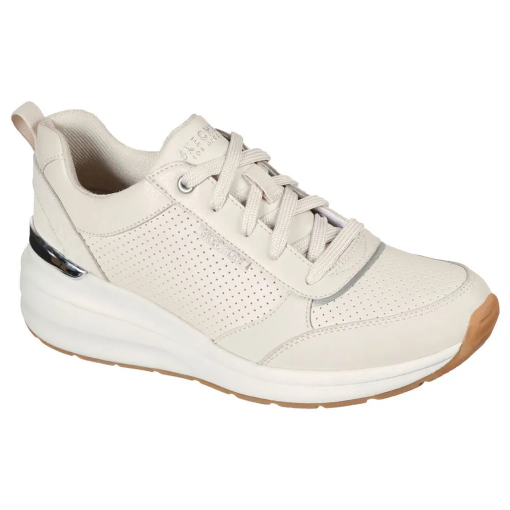 Zapatillas Urbanas Skechers Para Mujer 155616 Crema