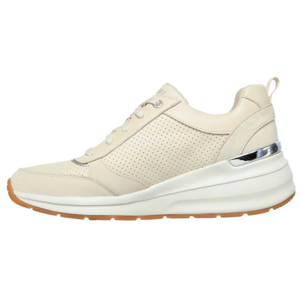 Zapatillas Urbanas Skechers Para Mujer 155616 Crema
