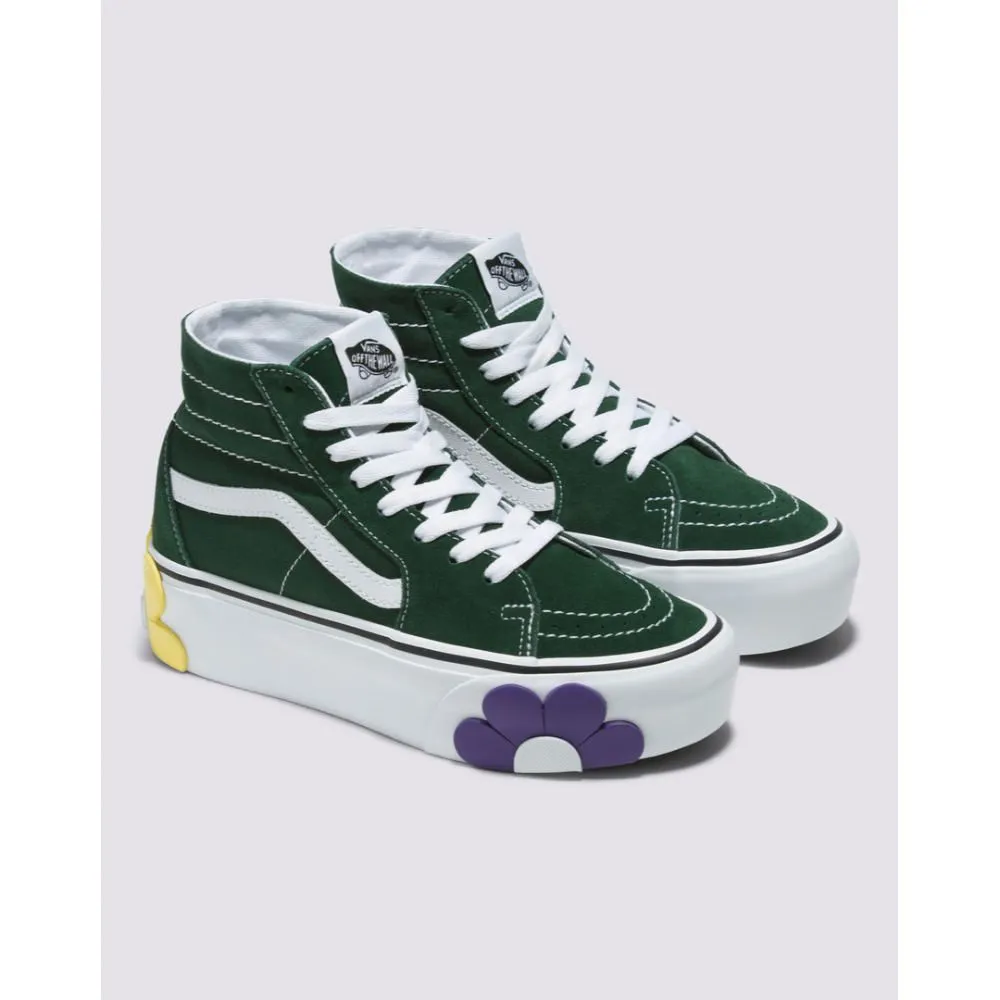 Zapatillas Urbanas Vans Para Mujer Verde Textil