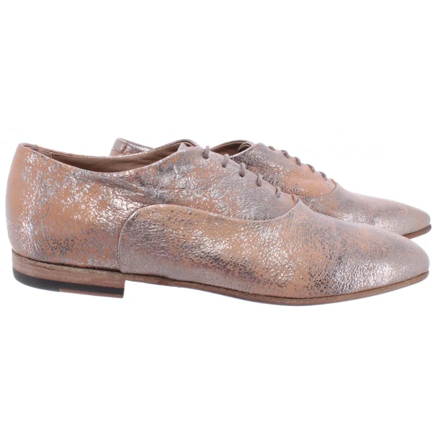 Zapatos Clásicos Mujer PANTANETTI 13152D Marmor Fucile Beig Cuero