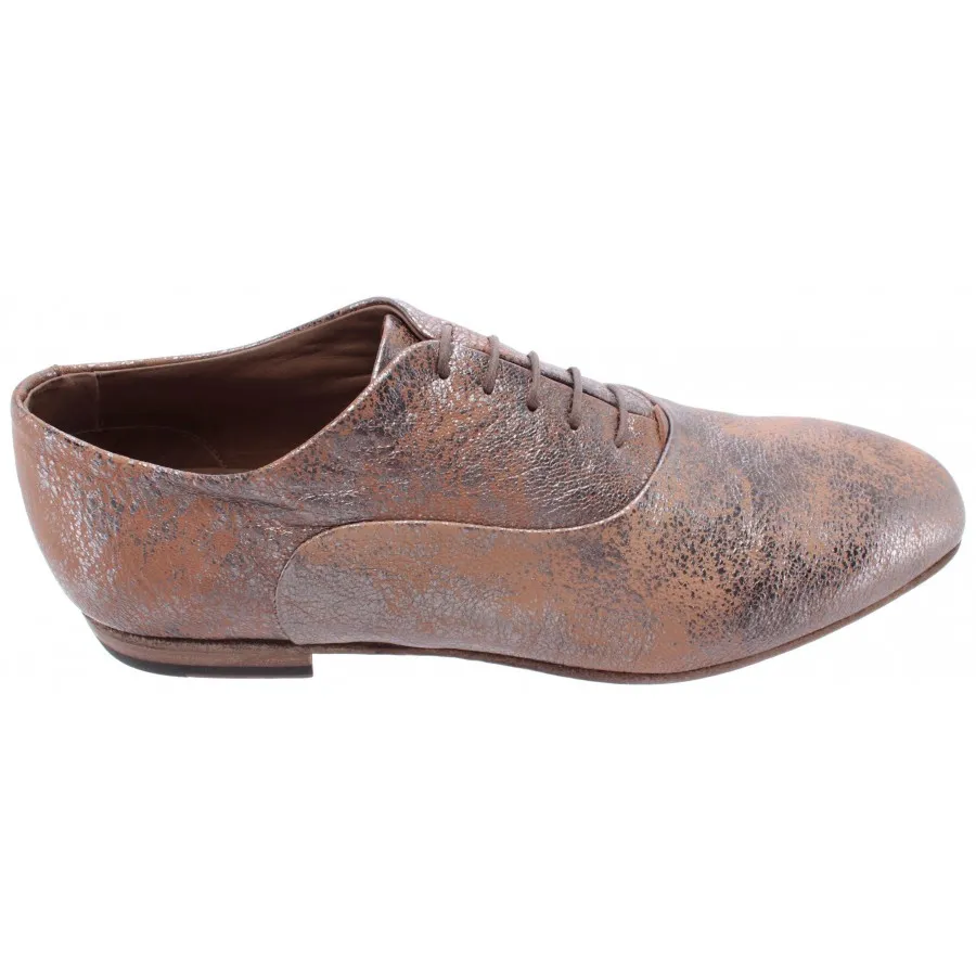 Zapatos Clásicos Mujer PANTANETTI 13152D Marmor Fucile Beig Cuero
