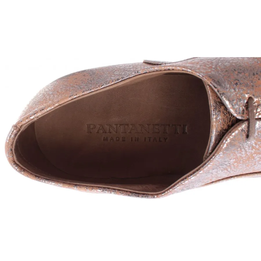 Zapatos Clásicos Mujer PANTANETTI 13152D Marmor Fucile Beig Cuero