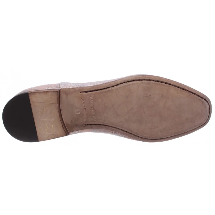 Zapatos Clásicos Mujer PANTANETTI 13152D Marmor Fucile Beig Cuero