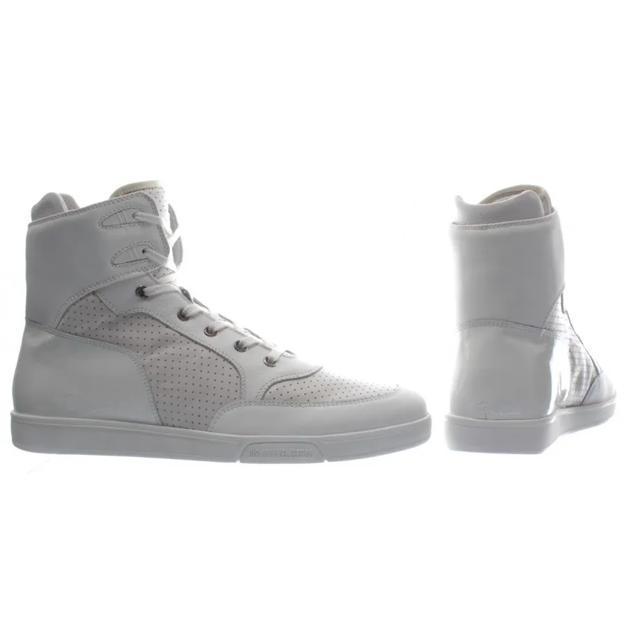 Zapatos Hombres Top Sneaker DIRK BIKKEMBERGS Sport Couture Olimpian Blanco Nuevo