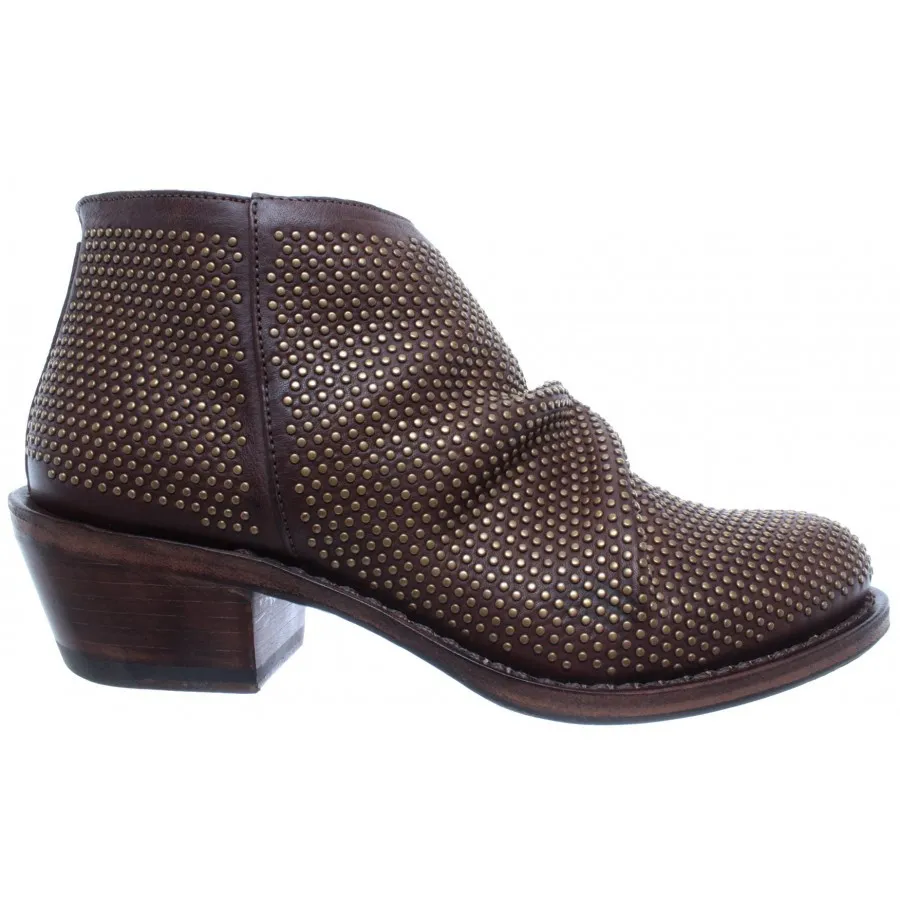 ZAPATOS MUJER BOTAS FIORENTINI + BAKER RAKELB9 ROCKER CUERO MARRON NUEVOS