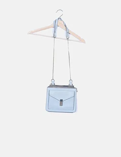 Zara Bolso azul satchels