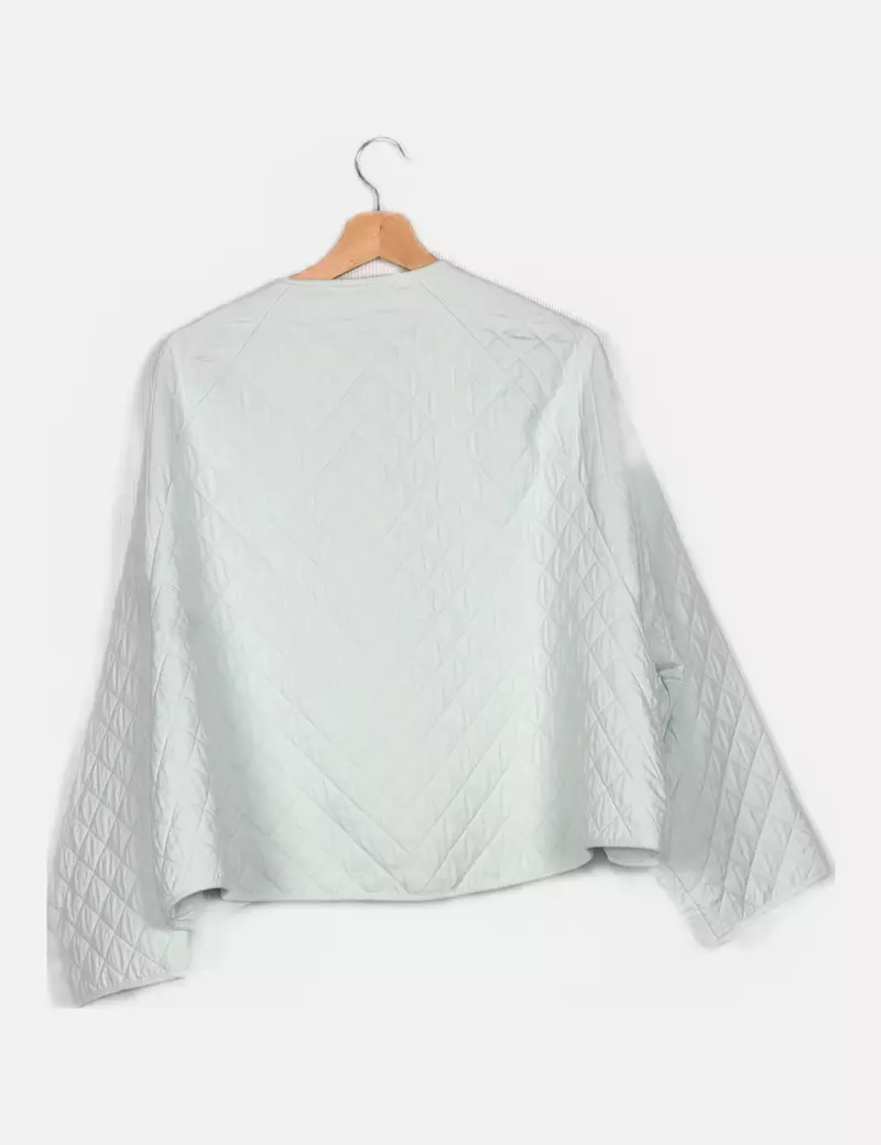 Zara Chaqueta azul acolchada