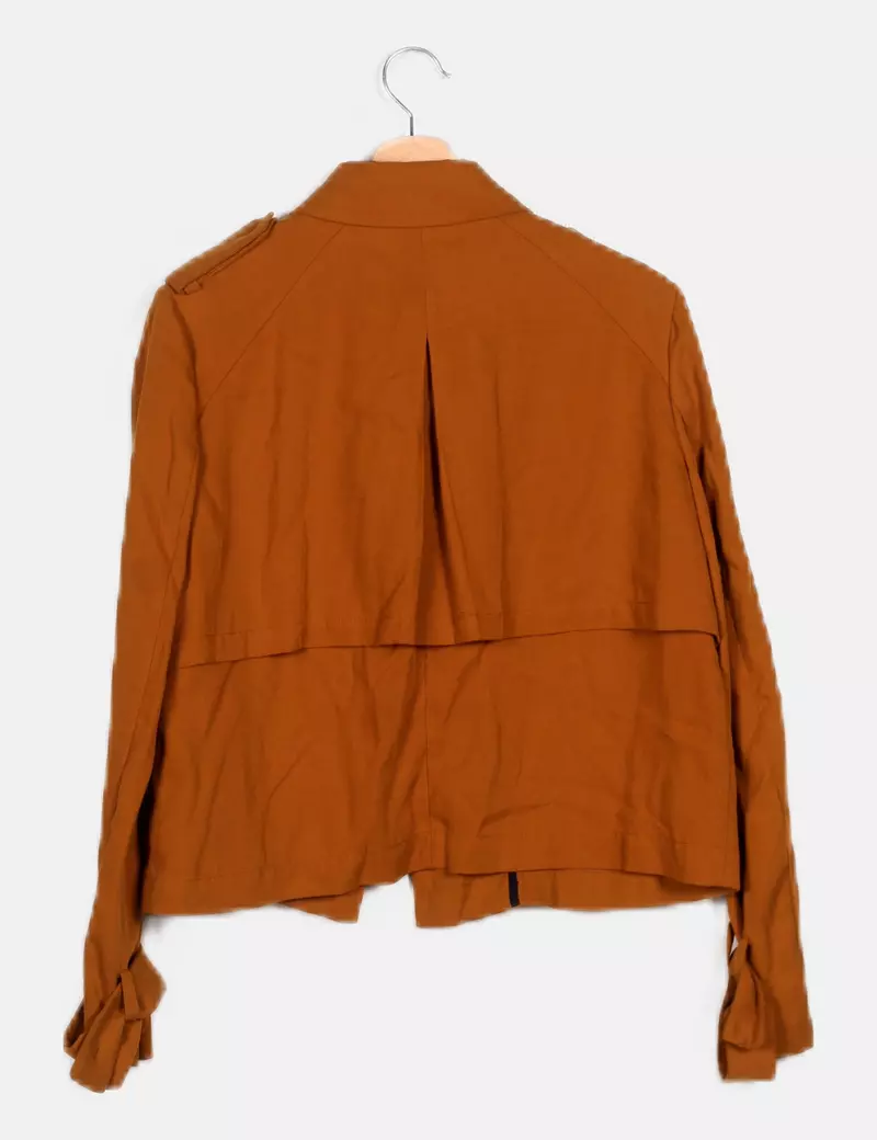 Zara Chaqueta fina mostaza