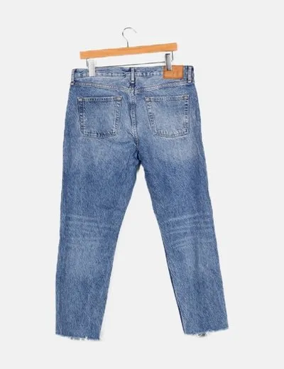 Zara Jeans azul boyfriend
