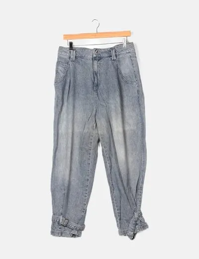 Zara Jeans slouchy azul